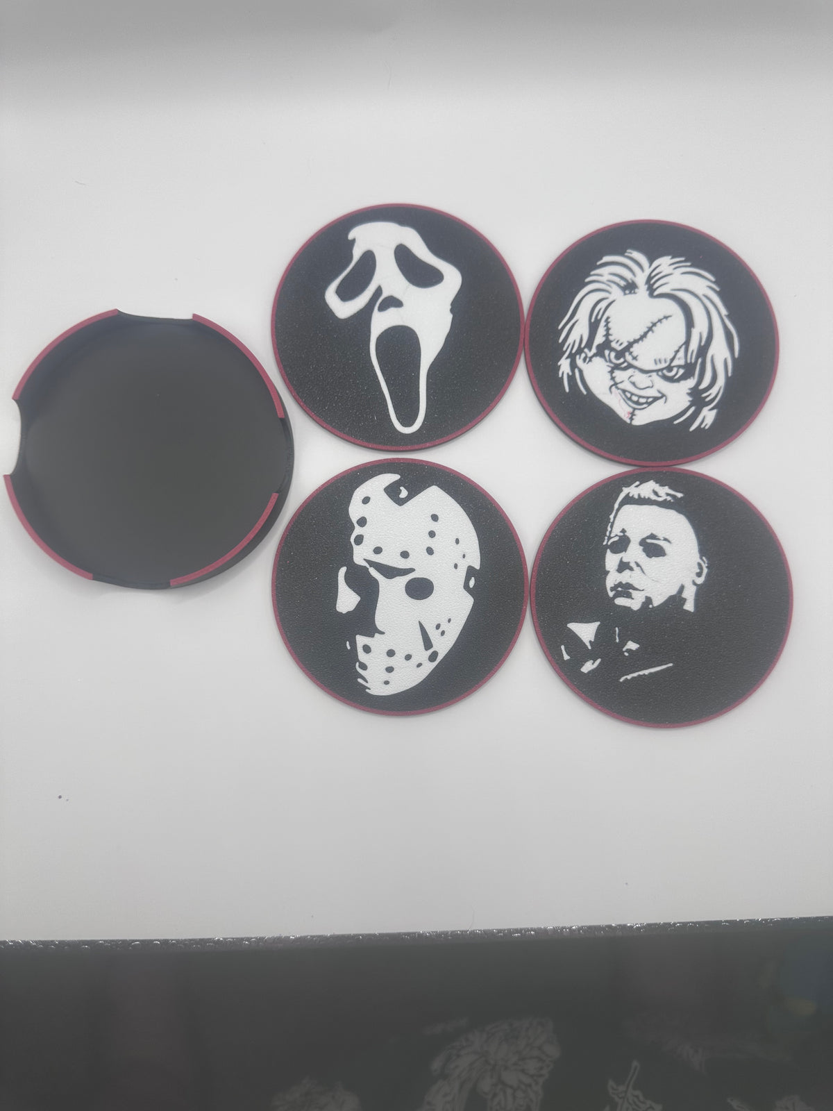 Horror guys cup coasters