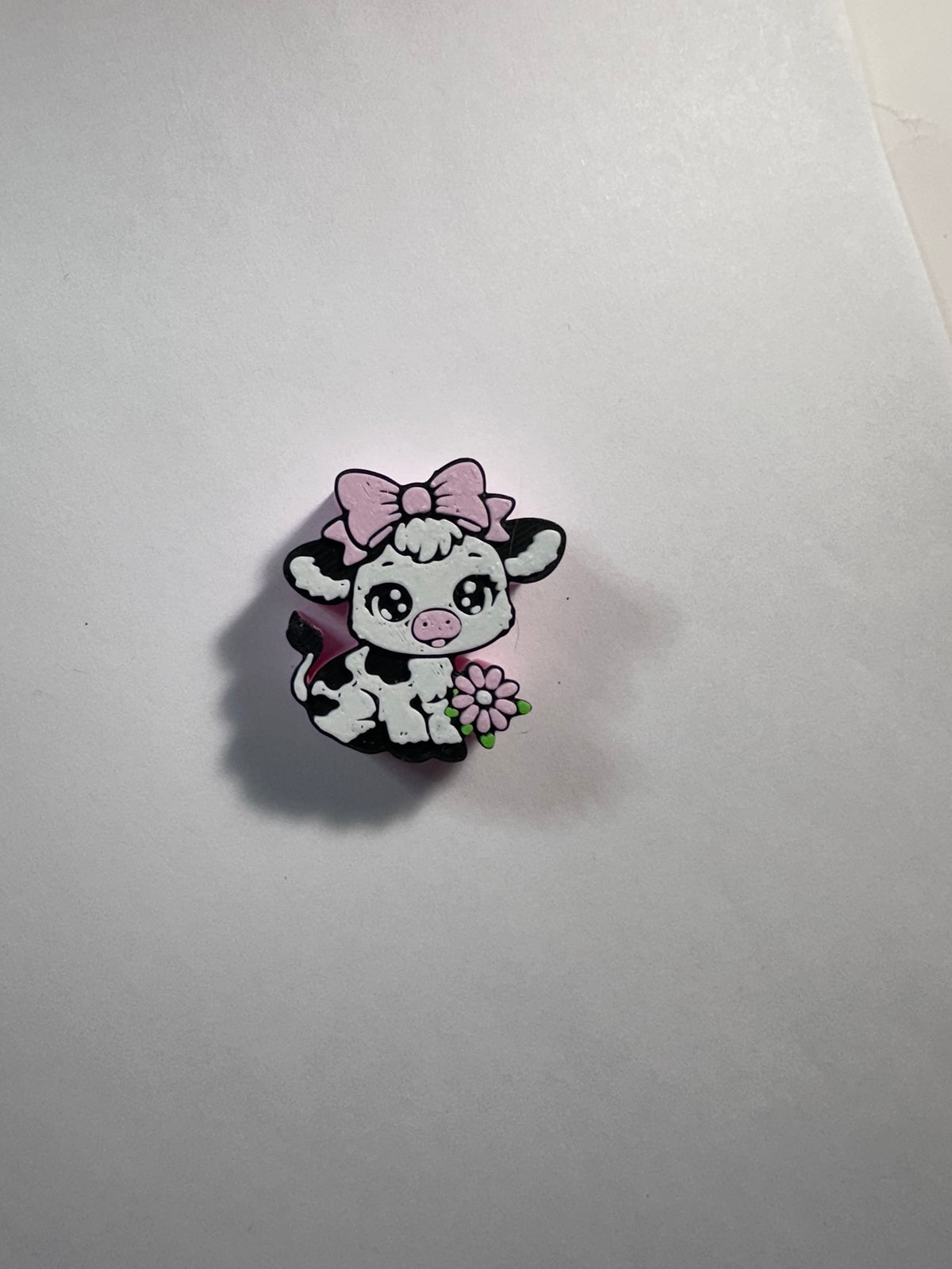 Cow Straw Topper