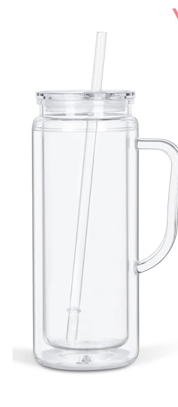 20oz Snowglobe with handle