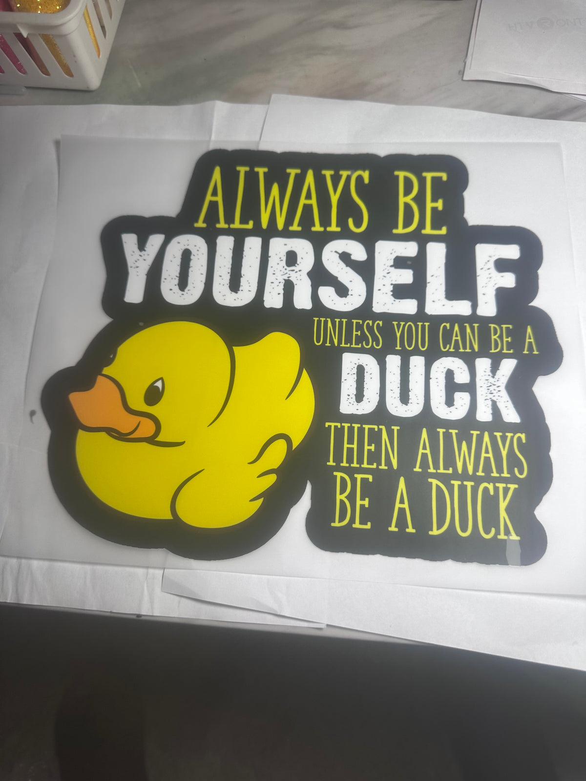 Adult Be Yourself Duck