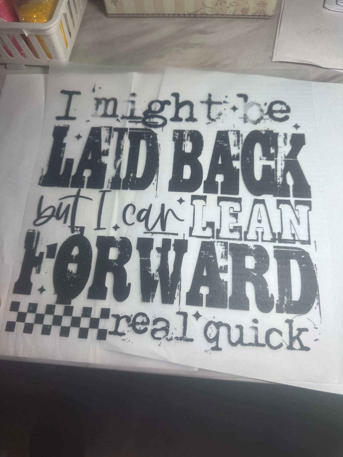Adult Laid Back