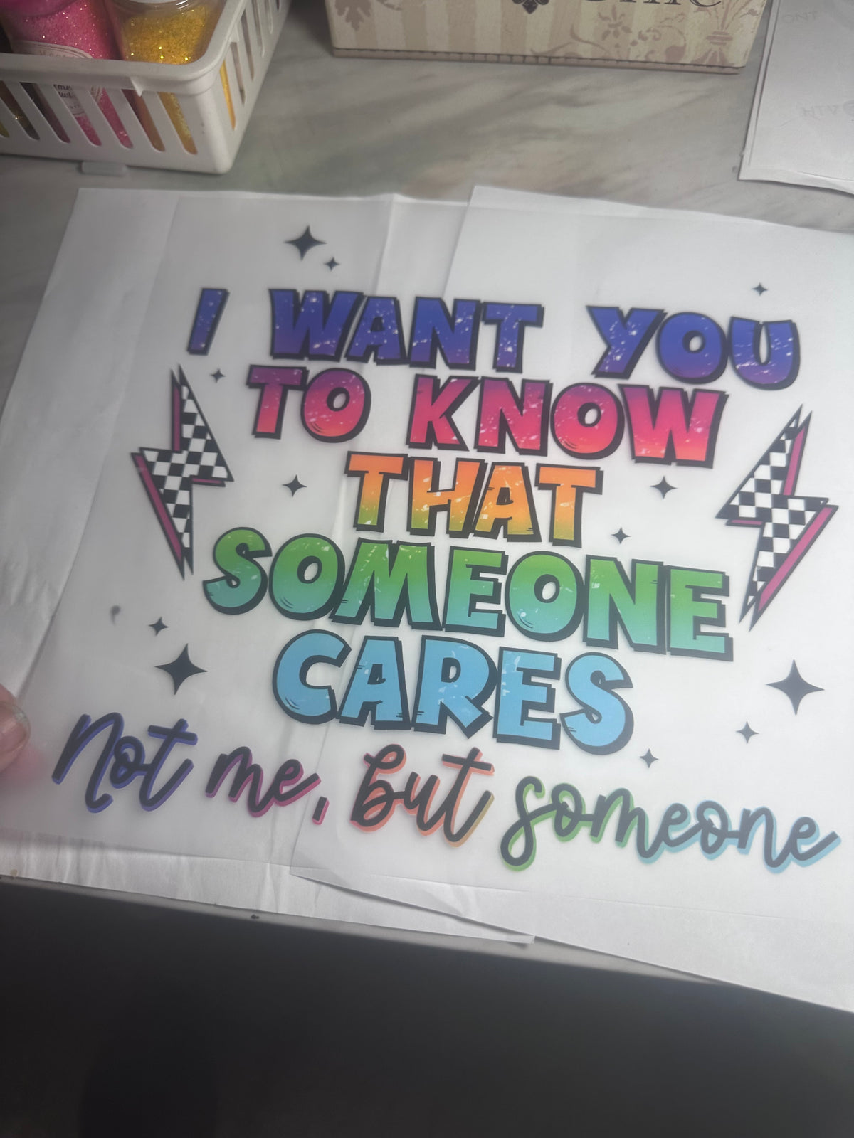 Adult “Someone cares”