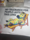 Adult My Tolerance