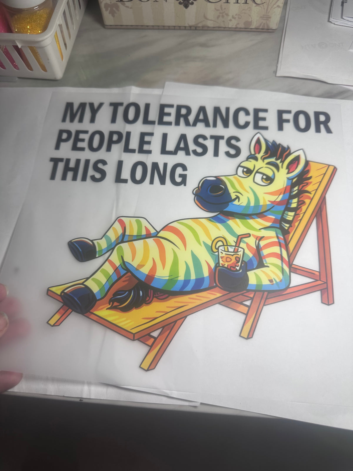 Adult My Tolerance