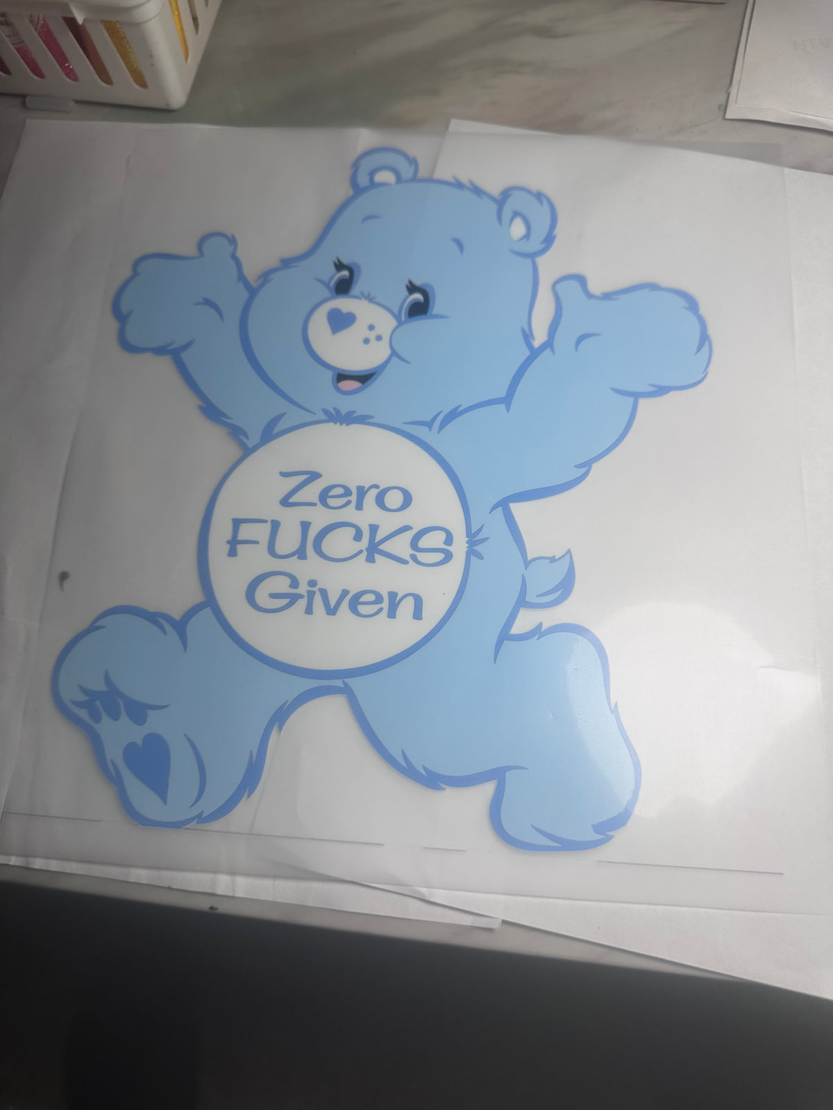 Adult Zero Fucks Bear