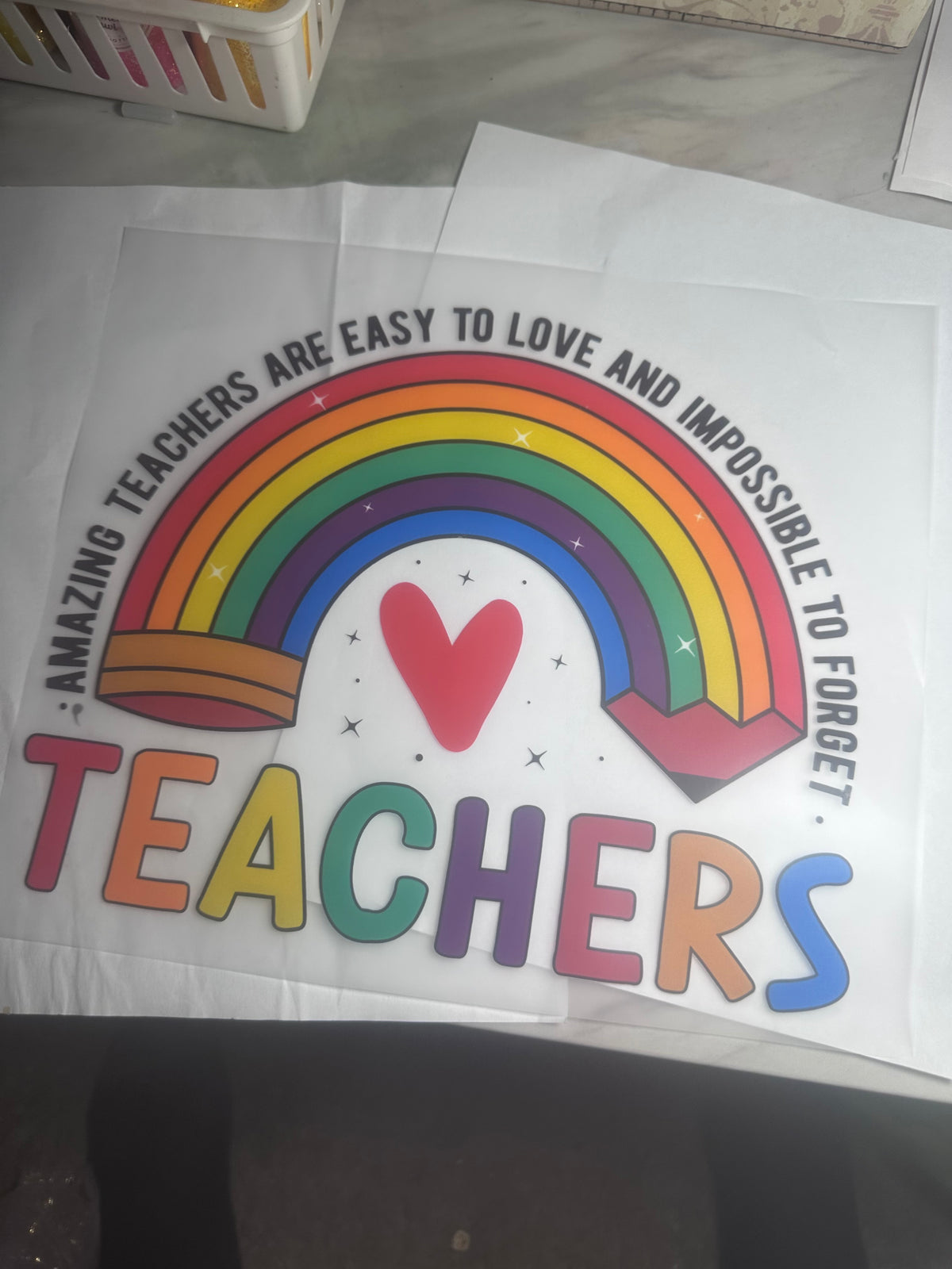 Adult Teachers Rainbow
